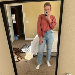 Puff long sleeve top